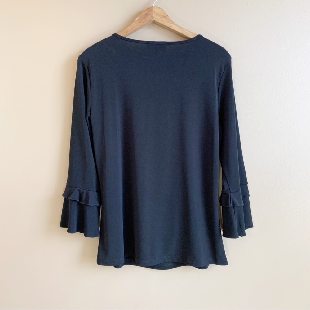 Karl Lagerfeld career blouse ruffle RELISTED - Picture 2 of 4